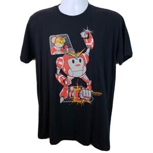 Official ThinkGeek Mouse in Mech 16 years Black Tshirt Size Large